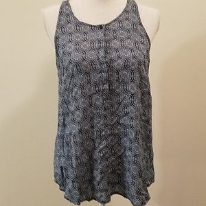 (3 for $15) Kenar flowy blue tank top